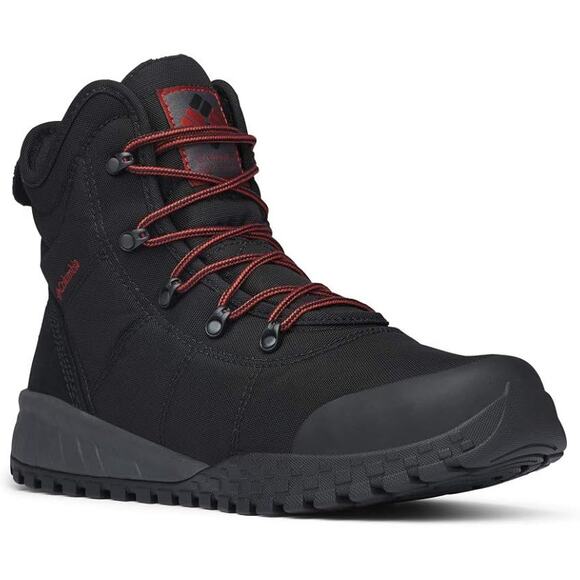 NWT Columbia Men's Fairbanks Omni-Heat Snow Boots Black/Rusty Size 12 - Picture 1 of 6